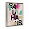 Stupell Industries Midcentury Modern Bauhaus Shapes Floating Frame, design by Annabelle Hall